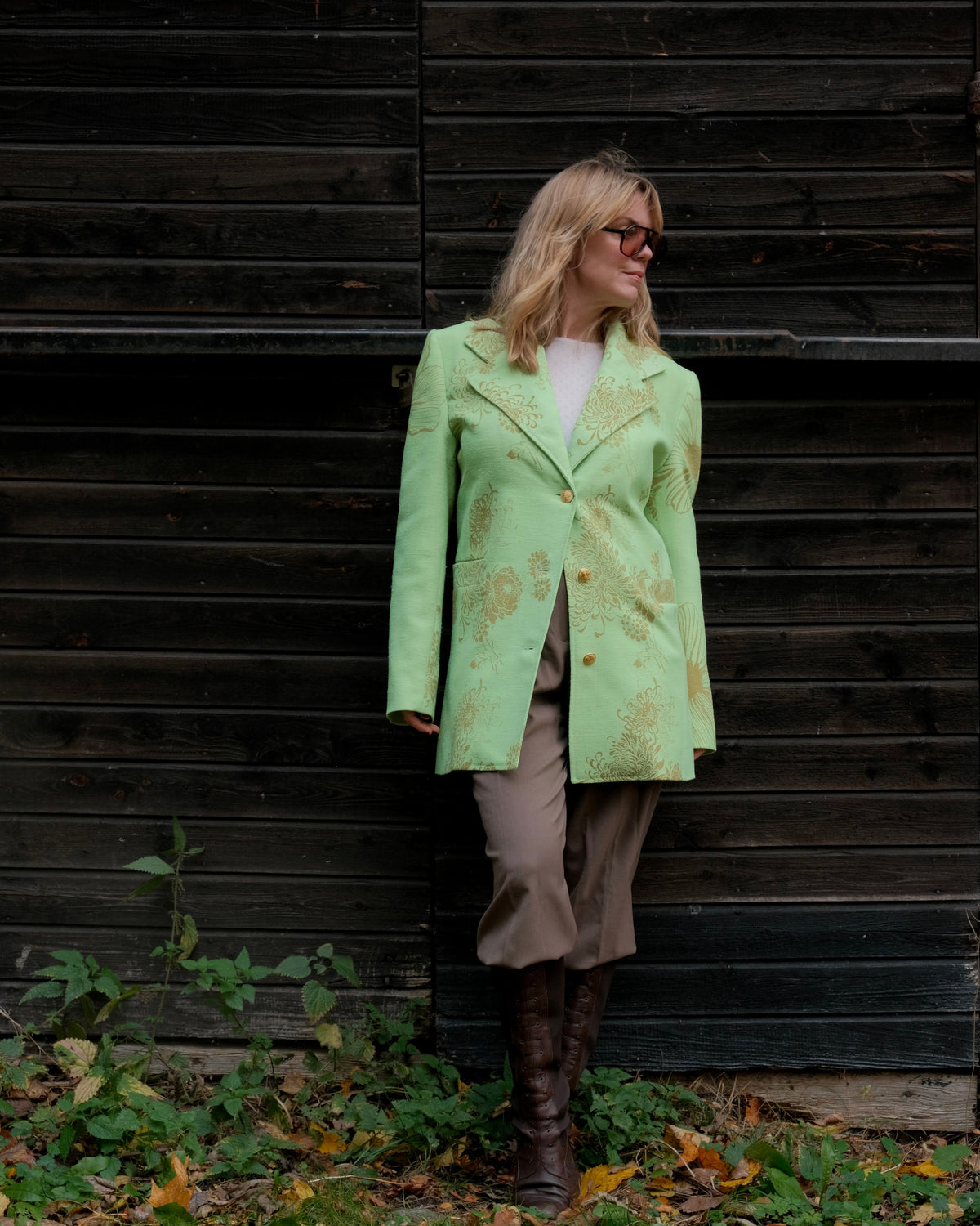 01 BLAZER WITH PRINT