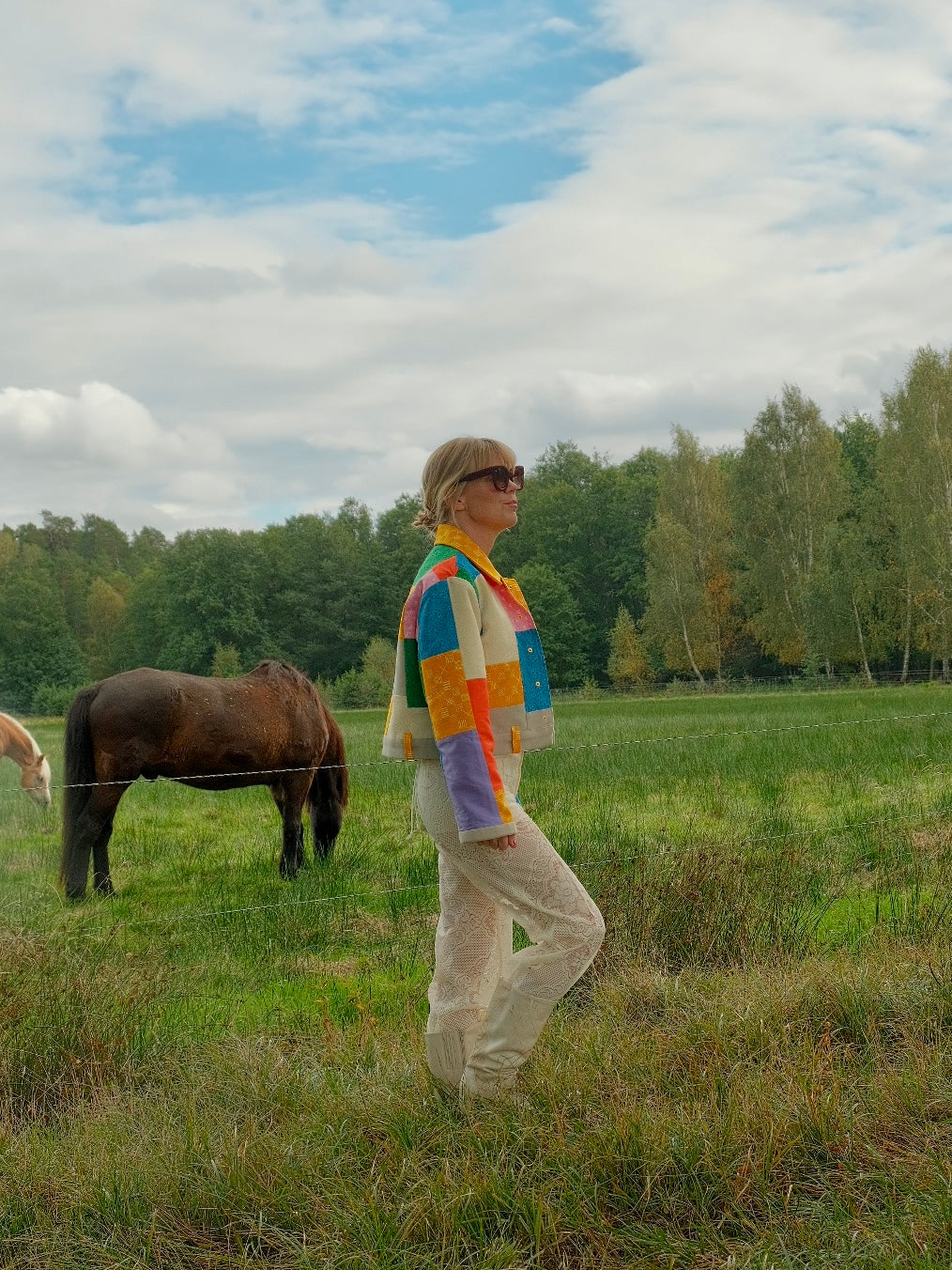 01. Collage Jacket + Belt