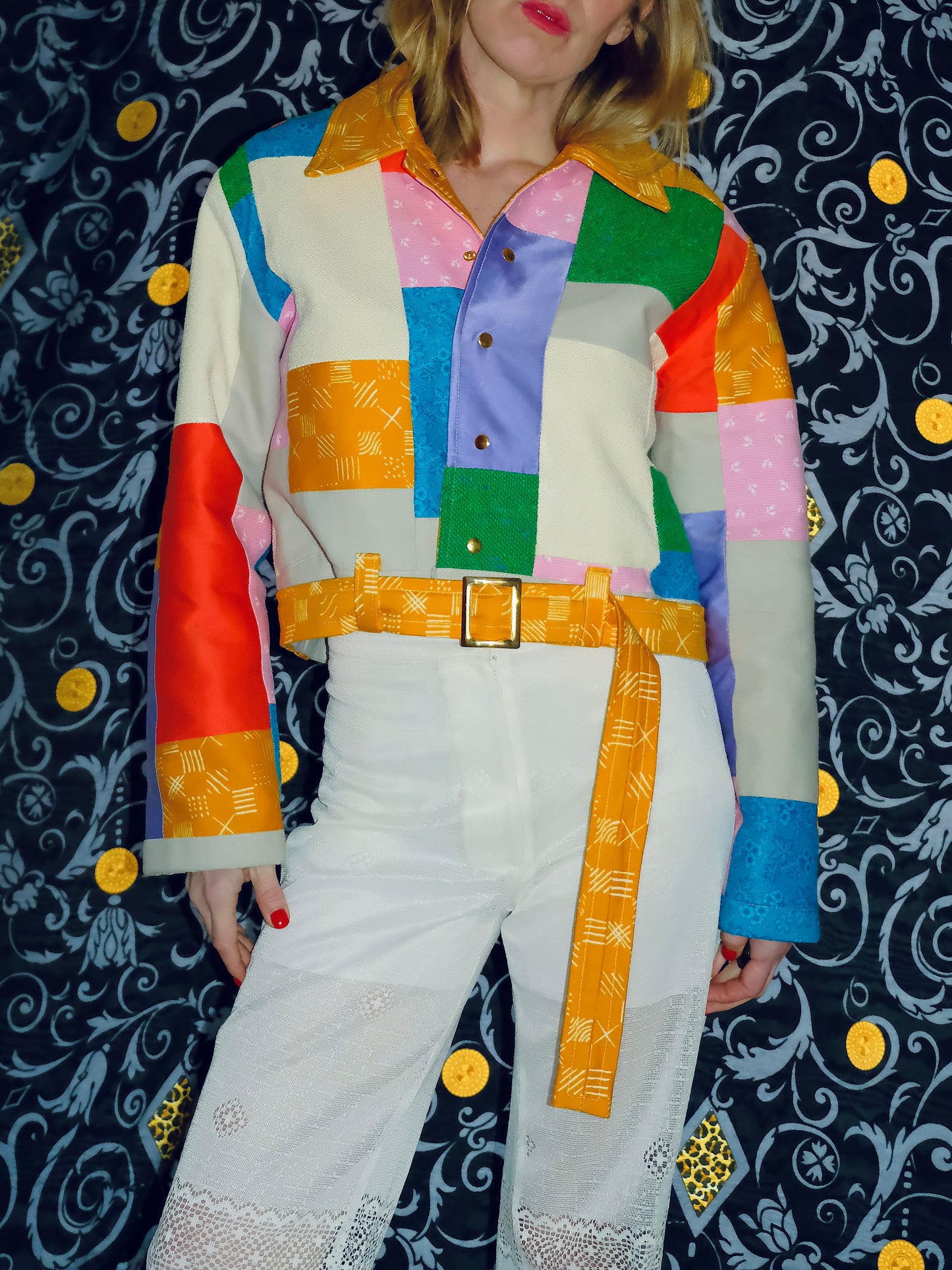 01. Collage Jacket + Belt