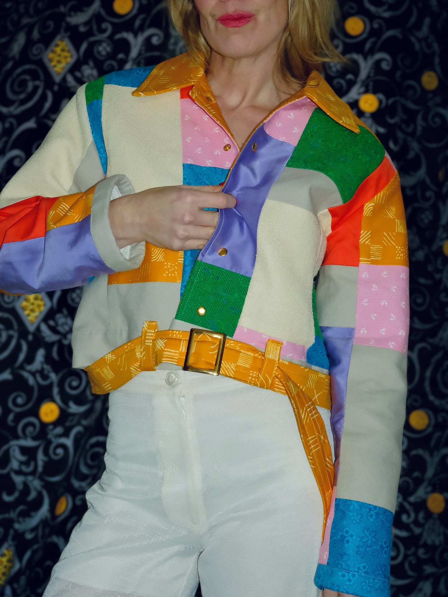 01. Collage Jacket + Belt