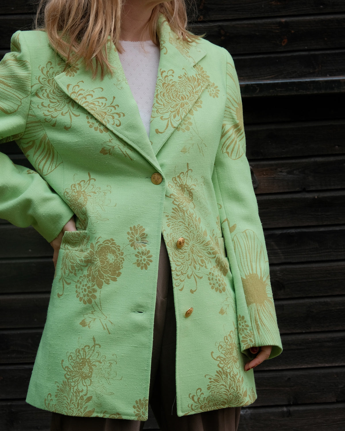 01 BLAZER WITH PRINT